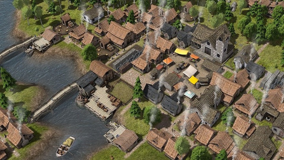 Banished ist eine Aufbau-Simulation mit Mittelalter-Flair. Dabei wird jeder einzelne Bewohner simuliert.