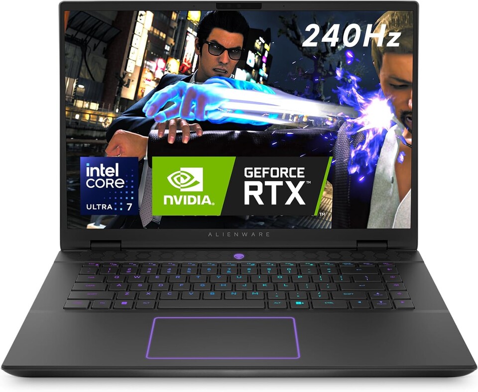 Das Alienware m16 R2 ist teuer aber dafür auch unverkennbar. (Quelle: Alienware)