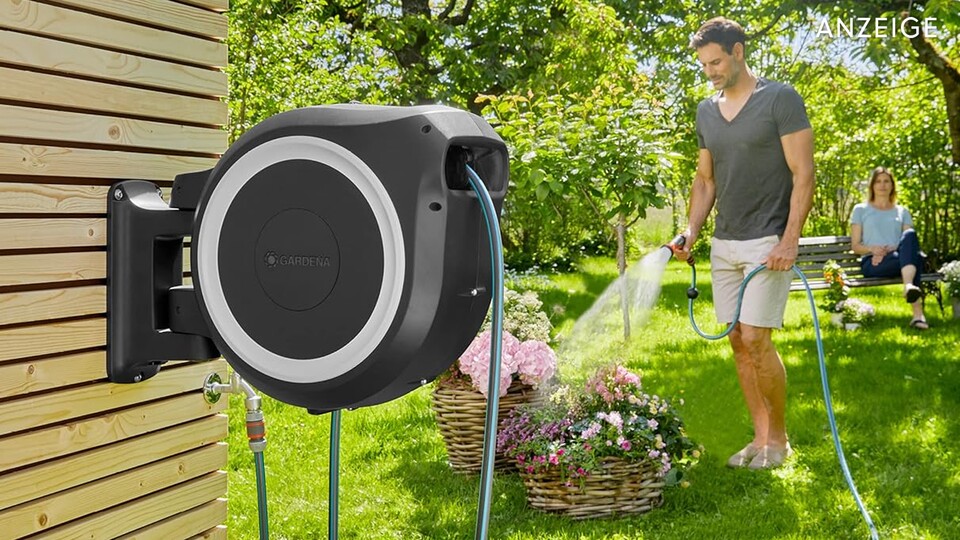 Ein Schlauchaufroller ist bei mir im Garten eines der wichtigsten Teile überhaupt - es ist einfach superppraktisch.