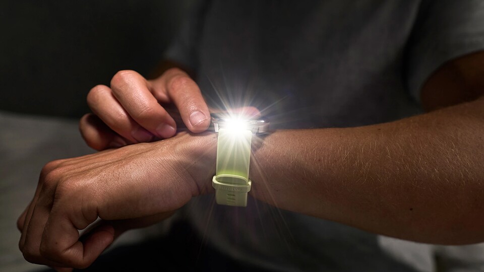 Lichtblicke inklusive: Die integrierte LED-Taschenlampe – klein, aber einfach genial.