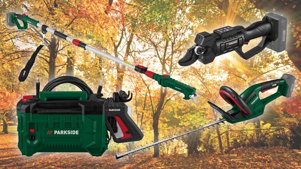 Gartengeräte von Parkside erleichtern euch im Herbst die Arbeit! Mein Favorit: der Hochdruckreiniger!