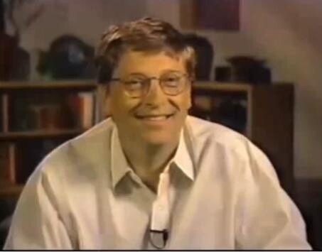 Bill Gates per Zuschaltung auf der MacWorld Expo 1997