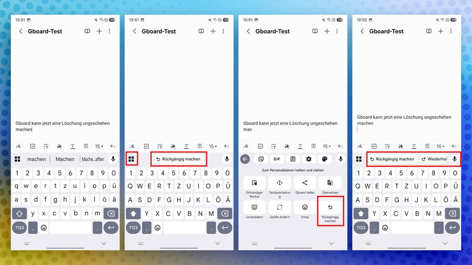Die Features funktionieren in nahezu jeder App, bei der die Tastatur zum Einsatz kommt.