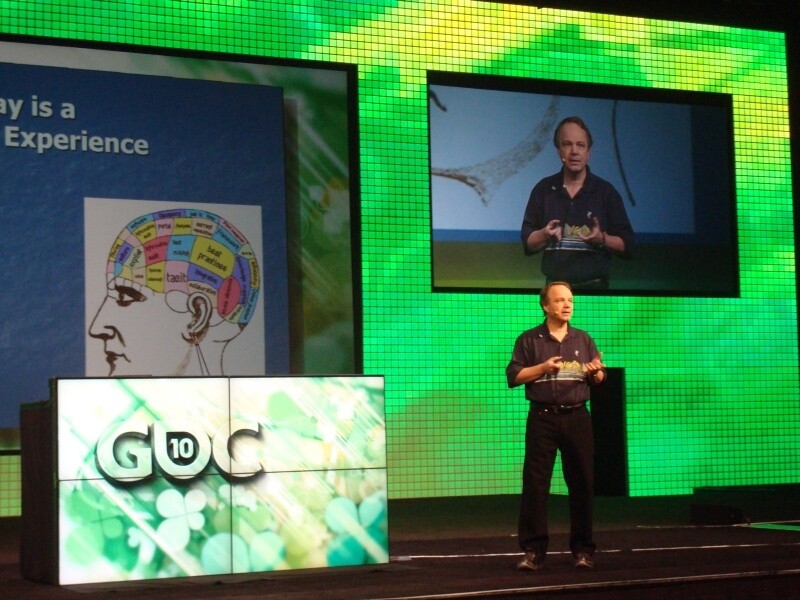 GDC 2010: In den Keynotes werden grundsätzliche Fragen behandelt, hier spricht Sid Meier über die Psychologie von Spielern.