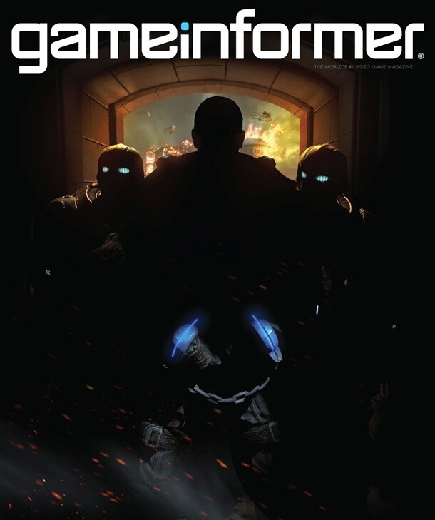 Das vorläufige Cover des US-Magazins Gameinformer zeigt das erste Bild zu Gears of War 4.