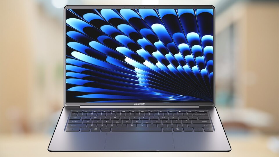 Außen hui, innen wow: Der GeekBook X14 Pro Laptop macht in allen Belangen ordentlich was her.