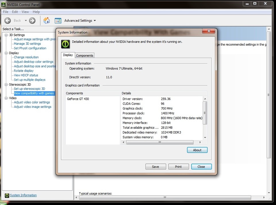 Im EVGA-Forum ist dieser Screenshots mit Informationen zu Shader-Einheiten und Taktfrequenzen der Geforce GT 430 aufgetaucht.