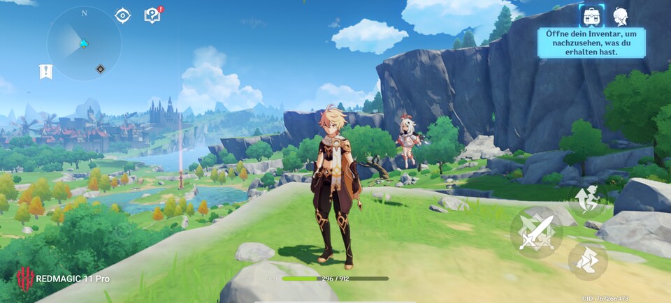 Genshin Impact läuft auf hoher Detailstufe flüssig. (Bildquelle: GameStar Tech)