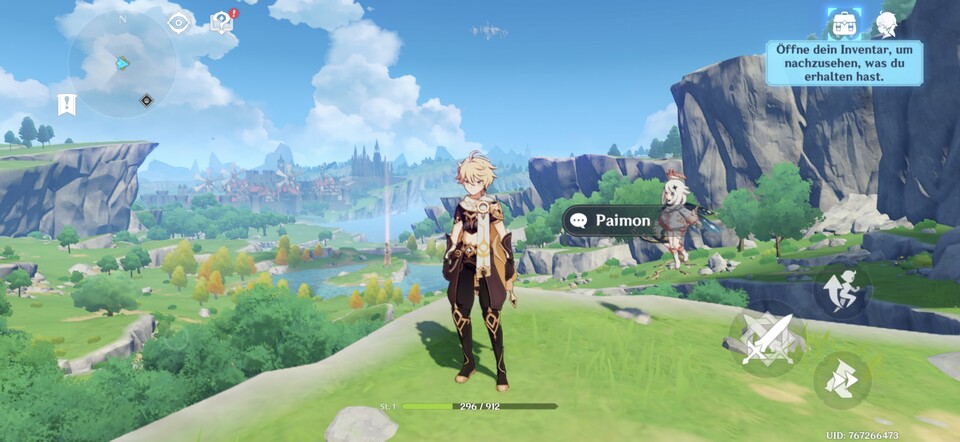 Leistung wie ein Top-Modell: Das F8 Pro gibt auch anspruchsvollere Spiele auf hoher Detailsstufe wieder. (Bildquelle: GameStar Tech)