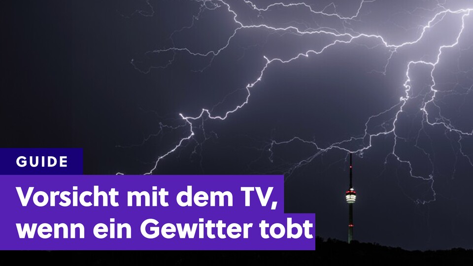 Macht ein Blitzeinschlag euren Fernseher kaputt? (Bild: BjoernMueller - adobe.stock.com)