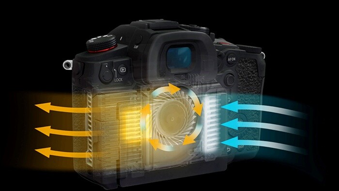 Die Panasonic GH-6 ist für die Aufnahme von Videos spezialisiert und bietet daher eine aktive Kühlung. (Bild: Panasonic)