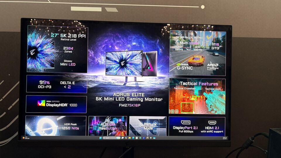 Die neuen GIGABYTE-Monitore sind ein Traum für Gamer.