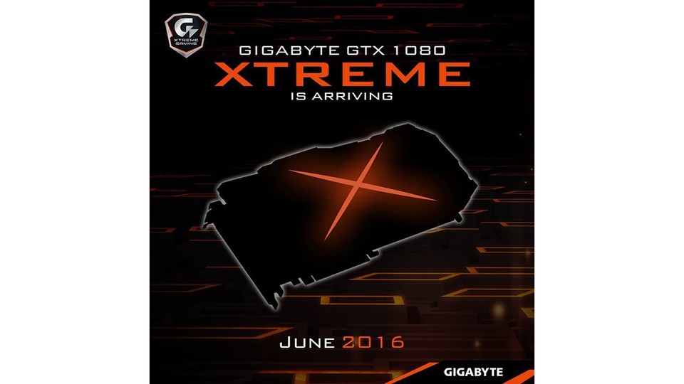 Gigabyte kündigt für Juni 2016 bereits eine GTX 1080 mit individuellem Kühlsystem aus der Xtreme-Reihe an, welche die am stärksten übertakteten Gigabyte-Grafikkarten bezeichnet.