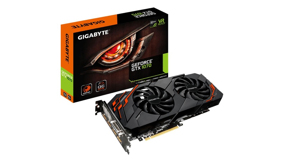 GIGABYTE GeForce GTX 1070 WINDFORCE OC Rev. 2.0 zum Bestpreis von 329,00 € auf Alternat.de