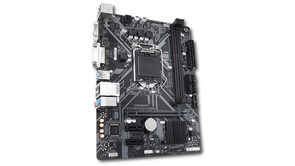 Gigabyte hat ein Mainboard mit DDR3-Speicher für Intels Coffee-Lake-CPUs vorgestellt.