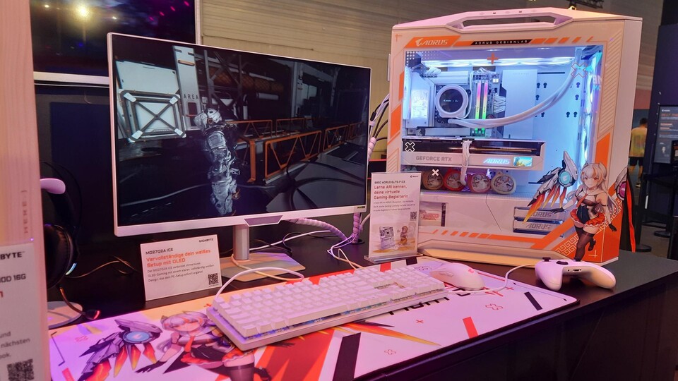 Ihr habt mehr Lust auf ein Anime-Setup? Auch dafür hat GIGABYTE AORUS genau das Richtige!