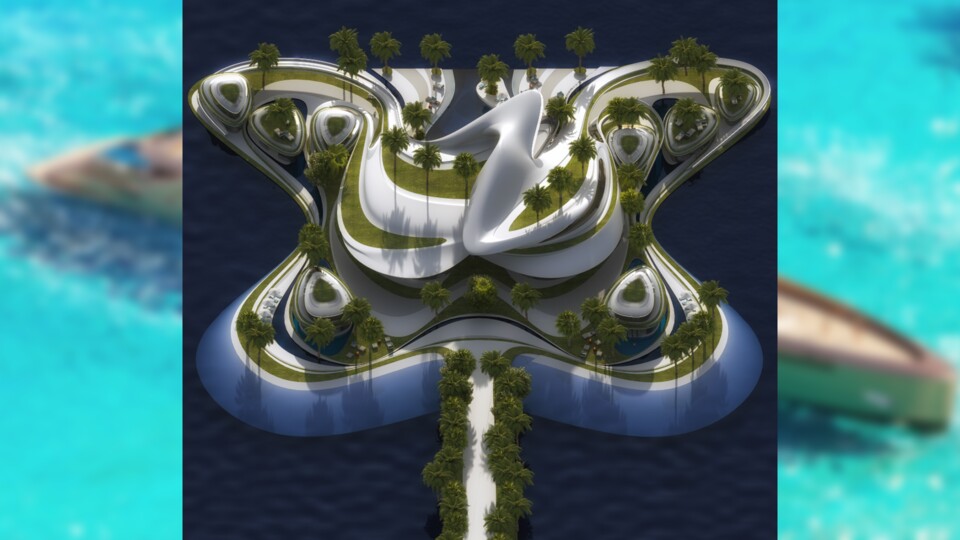 Die »VILLA G02 Signature Private Mansion«: Nur ein Beispiel für das, an futuristischen Absurditäten, nur so strotzende Architekturbüro. (Mask Architects)