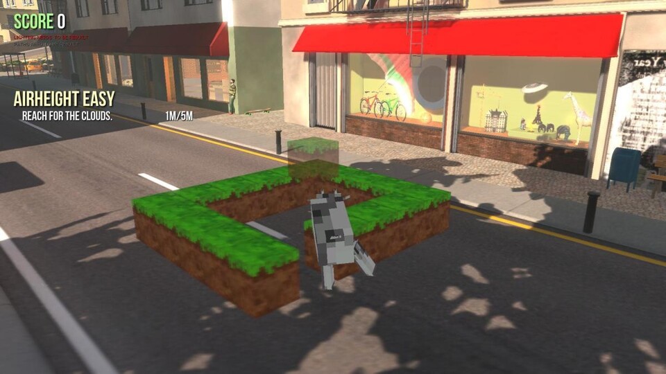 Der Goat Simulator wird mit dem Patch auf Version 1.1 unter anderem durch Minecraft-Elemente erweitert.