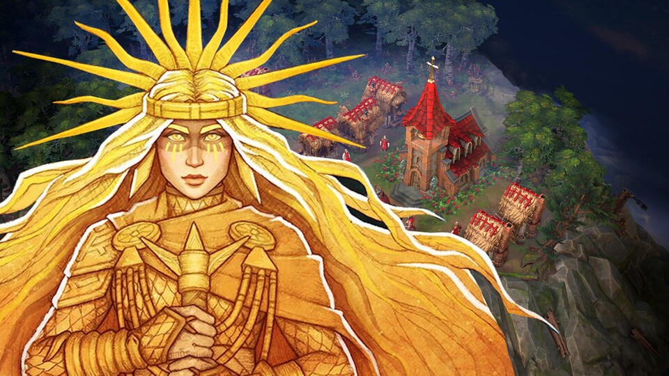 Godsworn erinnert grafisch und spielerisch an Warcraft 3, setzt aber auf baltische Mythologie.