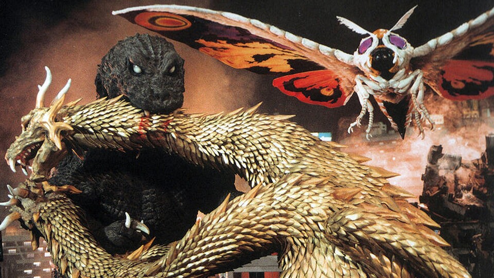 Da kann Hollywood einpacken: Wenn sich Godzilla, Mothra und King Ghidorah-Giant mit wahrer Wonne gegenseitig frikassieren, haben die Avengers nix zu melden.