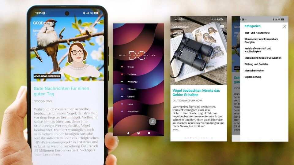 Die App ist sehr schön gestaltet. Ich habe sie auf meinem Home-Screen unten rechts als Button zum schnellen Aufrufen platziert. (Bildquelle: Duy Linh DinhGameStar Tech)