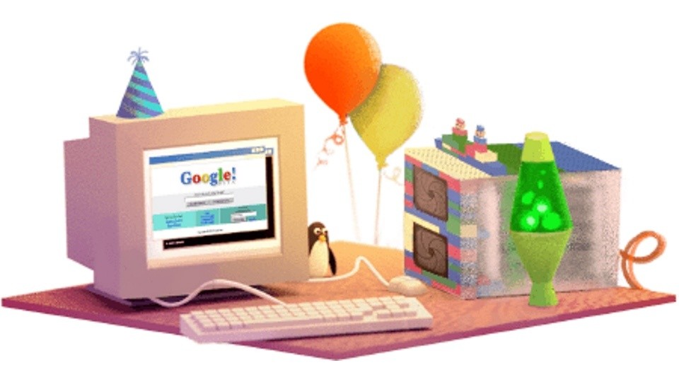 Google feiert mit diesem Doodle seinen 17. Geburtstag (Bildquelle: Google)