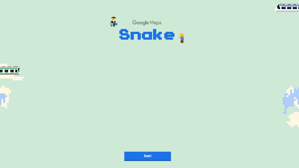 Auf Google Maps können wir einen Klassiker der Gaming-Geschichte endlich in 4K-Grafik genießen: Snake.