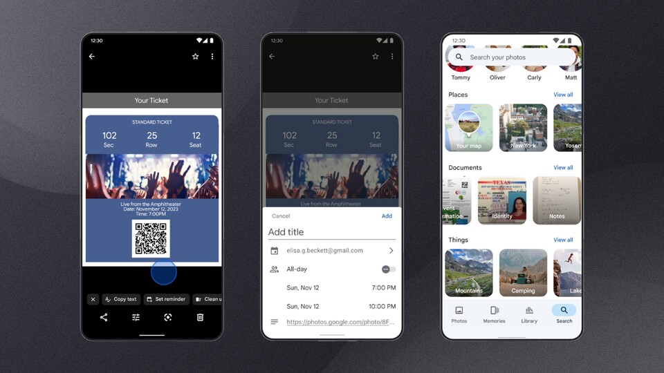 Screenshots können zukünftig mit Erinnerungen versehen werden.
