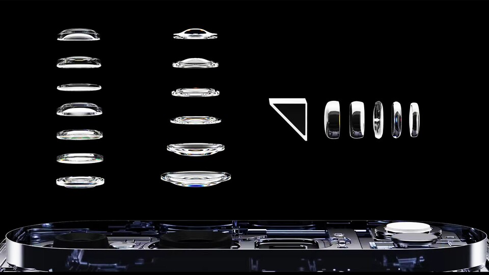Das komplexe Linsensystem im Kamera-Modul des Pixel 10 Pro erlaubt Tele-Aufnahmen mit 100-fachem Zoom.