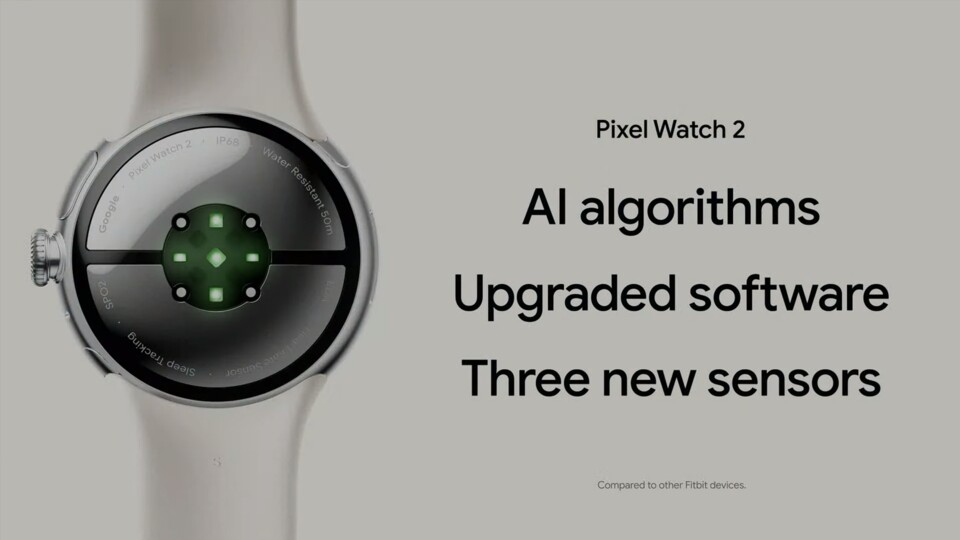 Pixel Watch 2: Neue Sensoren sollen die Smartwatch zur fortschrittlichsten Google-Uhr erheben.