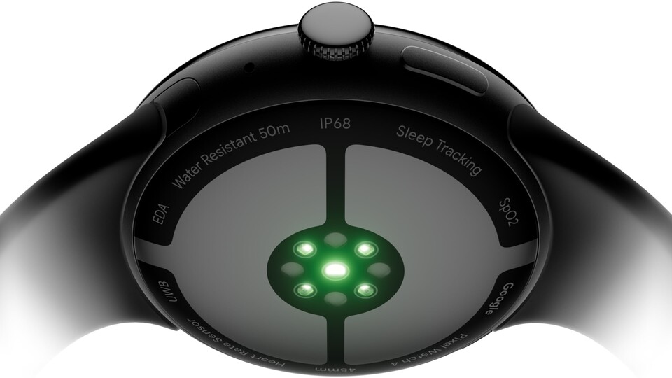 Präzision am Puls der Zeit: Die fortschrittlichen Sensoren der Pixel Watch 4 liefern euch exakte Daten für euer Herzfrequenz-Tracking.