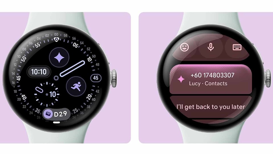 Das Actua-360-Display der Pixel Watch 5 erreicht bis zu 3.000 Nits und bleibt dem runden Design der Pixel-Reihe treu.