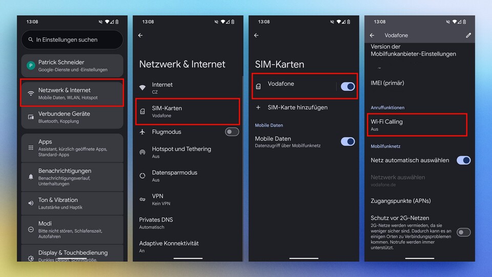 Die Option findet ihr nicht bei allen Smarpthones in den Systemeinstellungen.