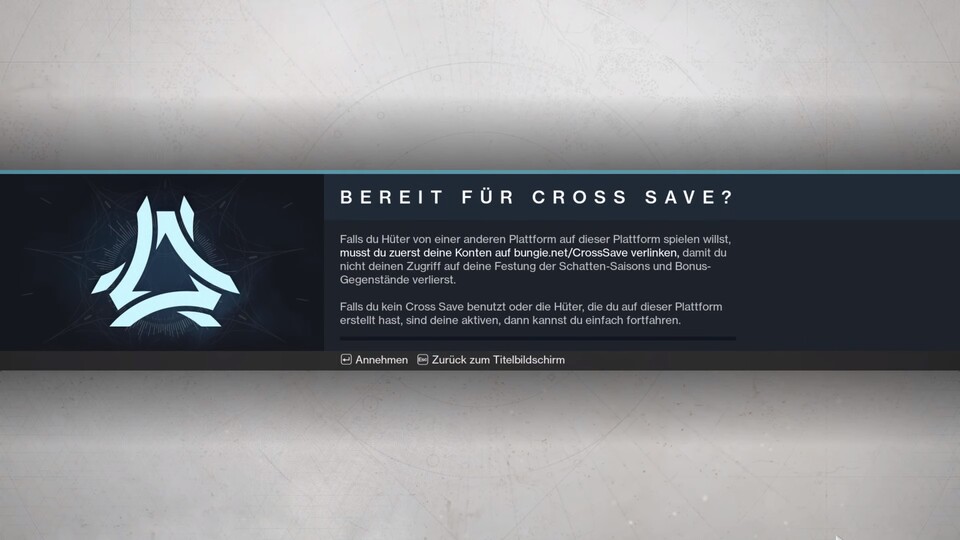 Destiny 2 bietet per CrossSave die Möglichkeit, Spielstände vom PC auch mit der Stadia-Version zu nutzen.