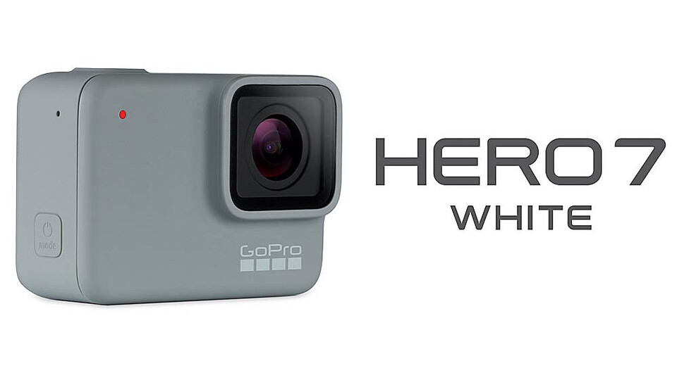 GoPro Hero 7 White 2K -Action Cam wasserdicht Sprachsteuerung &quot;Kauf und Davon&quot;