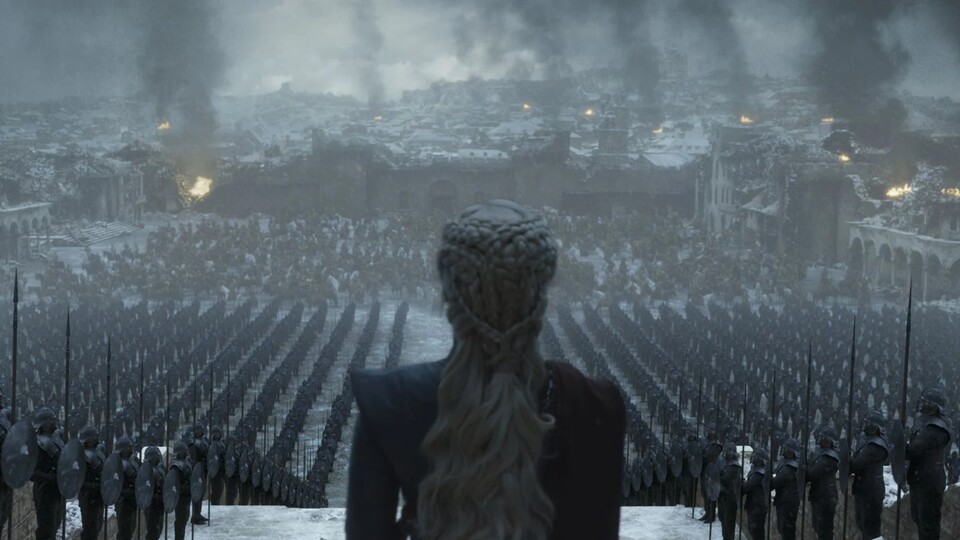 Die Dothraki (und auch der Rest von Daenerys Armee) haben ihren Tod ziemlich schnell emotional verarbeitet. Bild: HBO