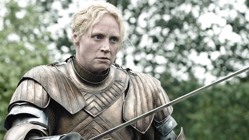 Brienne ist nicht einfach nur groß, sie hat sehr hart dafür gearbeitet, zu einer der besten Kämpferin im ganzen Land zu werden. Bildquelle: HBO