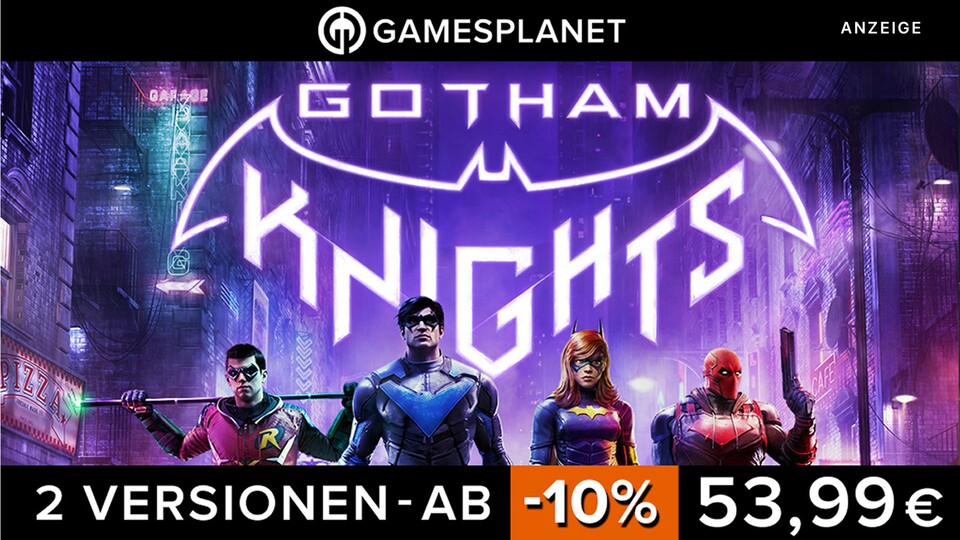 Am 21. Oktober erscheint Gotham Knights. Bestellt es jetzt vor und sichert euch 10 Prozent Rabatt.