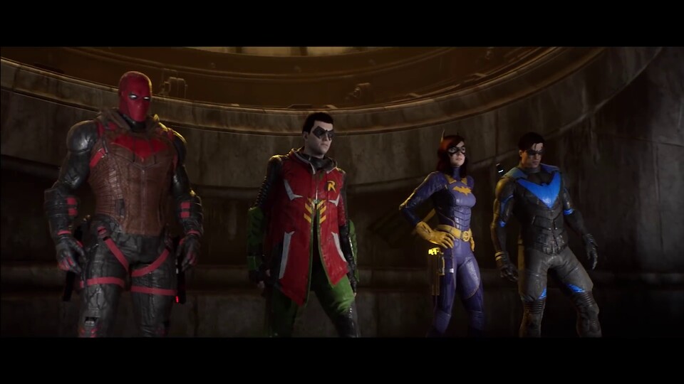 In Gotham Knights spielen wir nicht Batman - sondern Red Hood, Robin, Batgirl und Nightwing.