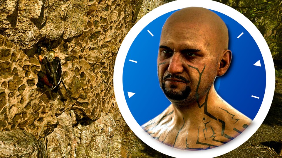 Wer Klettern lernen will, muss zu Theron im Sumpflager.