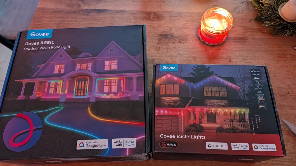 Govee ist bei der Gestaltung und den Funktionen der Lampen, Lichterketten und Konzepte extrem kreativ. Die App bietet wirklich unendlich viele Möglichkeiten für die Gestaltung und Automation.