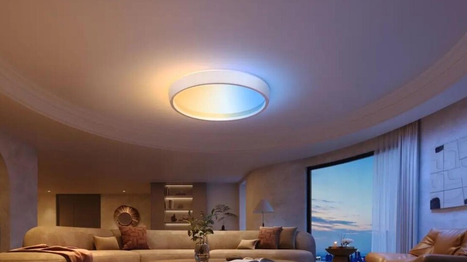 Blaues Licht: Govee will mit dem Sky Ceiling für eine entspannte Atmosphäre sorgen. Quelle: Govee.