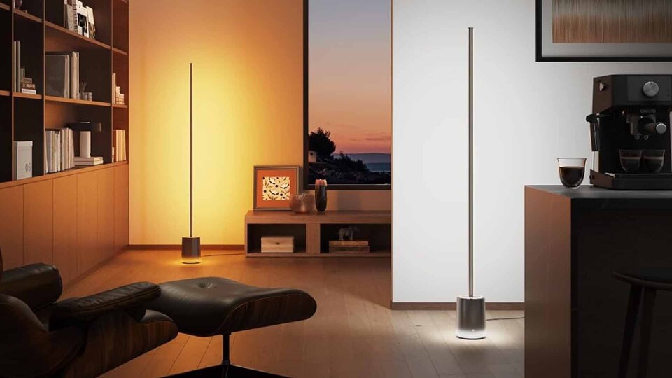Diese Stehlampe hat es in sich: Über 100 Lichtszenen, 16 Musikmodi und DreamView bringen Farbe in euer Zuhause.