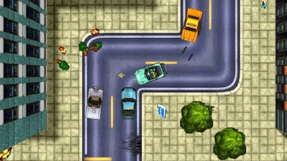 So sah Grand Theft Auto 1 beim Erscheinen aus.