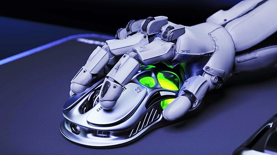 Die Ergonomie dieser Maus würde selbst ein Roboter fühlen.