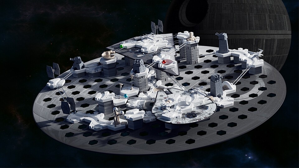 Bei diesem Bauset ist Star Wars-Feeling garantiert.