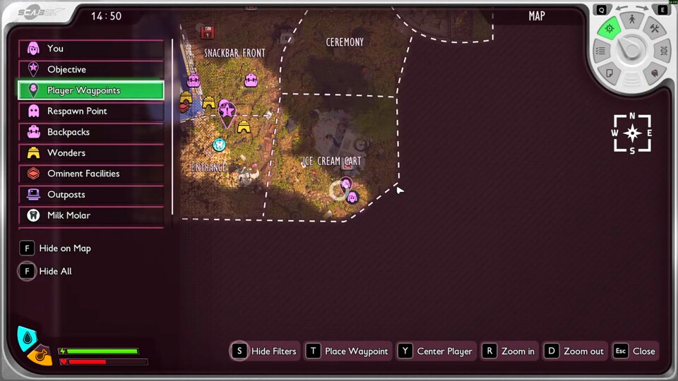 Einen Blaubeer-Strauch findet ihr in Grounded 2 am unteren rechten Ende der Map, gleich hinter dem Eiscreme-Wagen.
