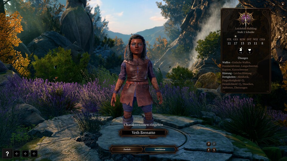 Veth ist überraschend schwer nachzubauen - weil dunkelbraune Haare im Editor nicht wirklich existieren.