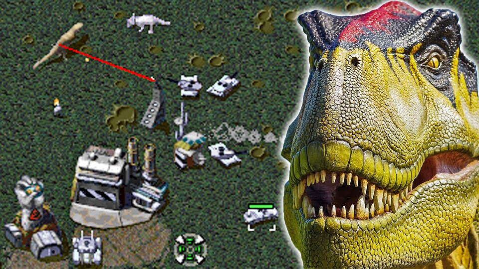 Die Dinosauriermissionen im ersten Kommando + Eroberer waren nur der Anfang. Das große Kriechling begann in Echtzeit-Strategieserien mit Alarmniveau.