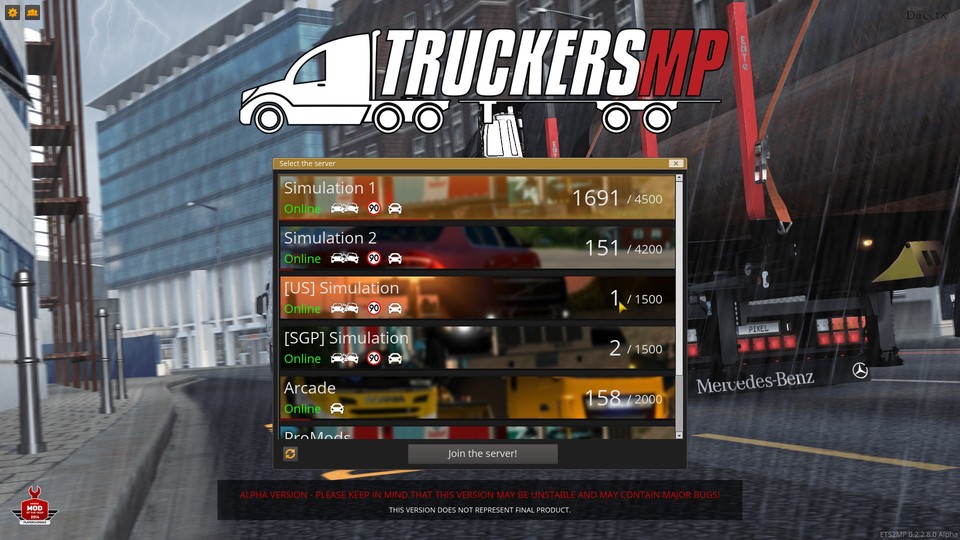 Mit TruckersMP könnt ihr im Euro Truck Simulator 2 mit tausenden anderen zusammen Spielen